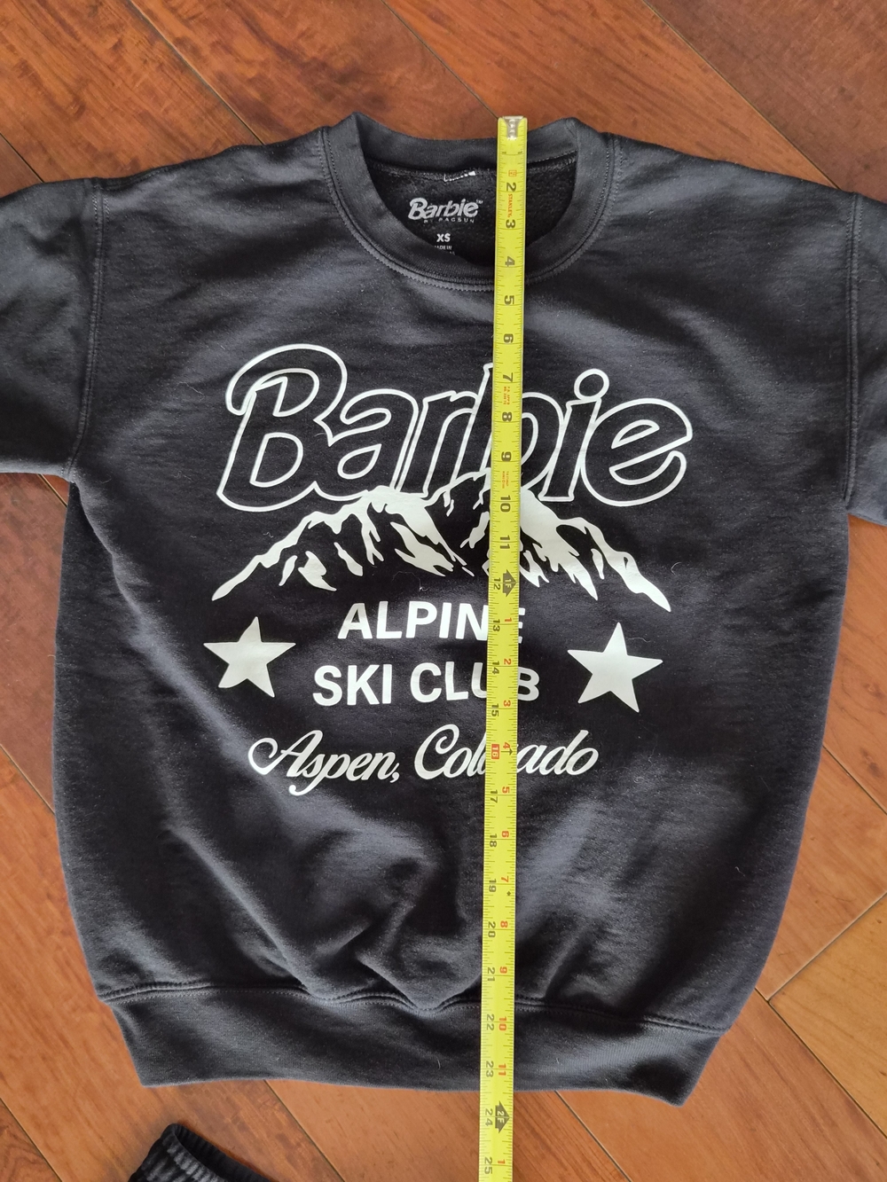 Barbie x PacSun Alpine Ski Club Sweatshirt & Sweatpants Set XS Black - Picture 14 of 16